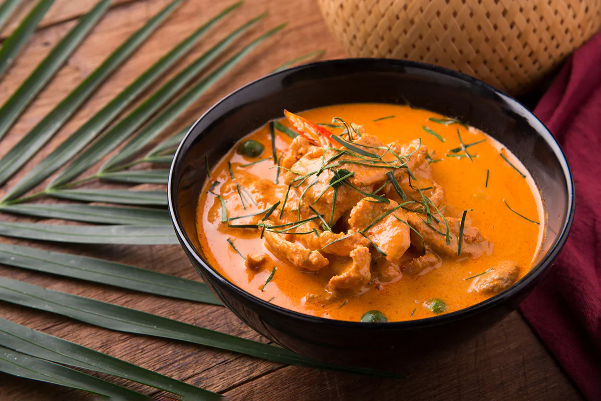 Chicken Curry at Spicy Garden，a Thai Restaurant in Manasquan